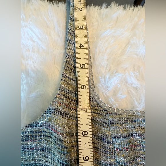 NWT By Anthropologie Sleeveless Tweed Mini Dress - M - NWT - Picture 14 of 16